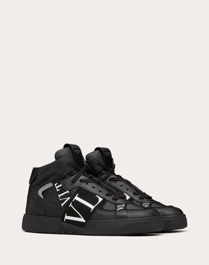 Sneaker Mid-Top Vl7N In Vitello E Nastri