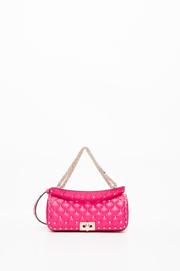 Borsa A Spalla Rockstud Spike In Vitello