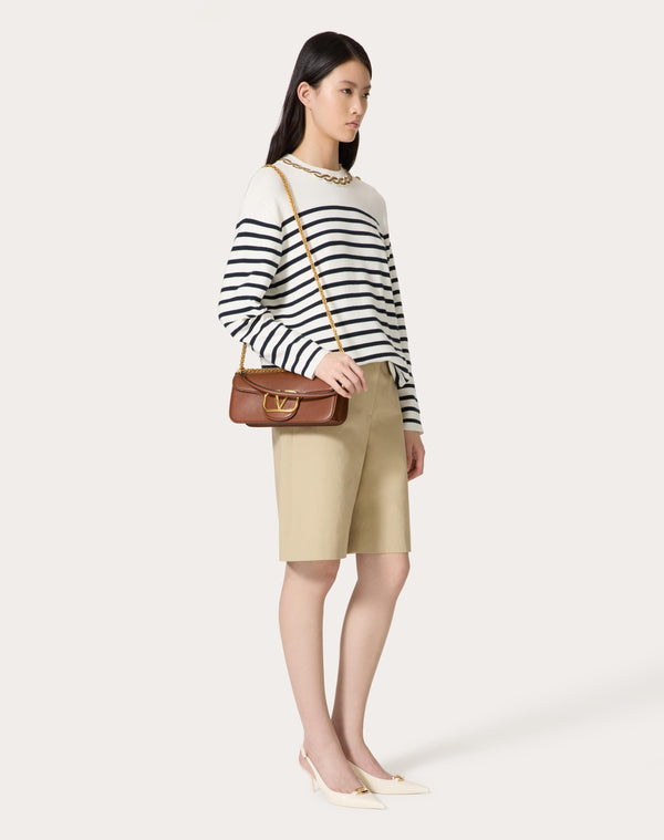 Bermuda In Diagonal Cotton Linen 