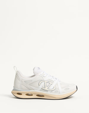 Sneaker Low Top Vlogo Easyjog In Vitello E Tessuto