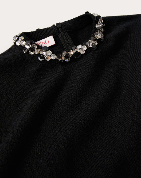 Maglia In Lana Ricamato