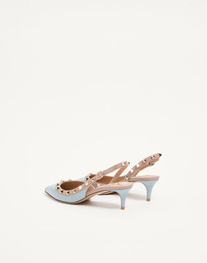 DÉCOLLETÉ SLINGBACK ROCKSTUD IN VITELLO 50MM