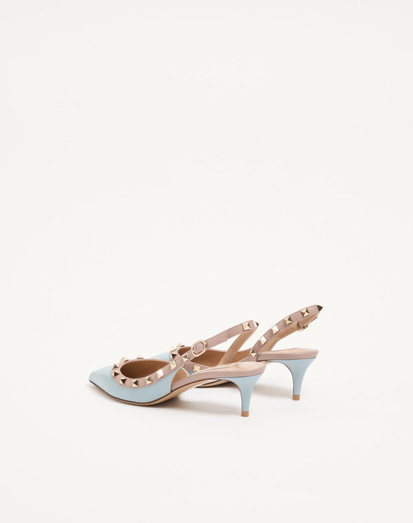 DÉCOLLETÉ SLINGBACK ROCKSTUD IN VITELLO 50MM