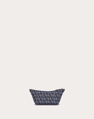 Borsa A Tracolla Toile Iconographe In Tessuto Jacquard Effetto Denim