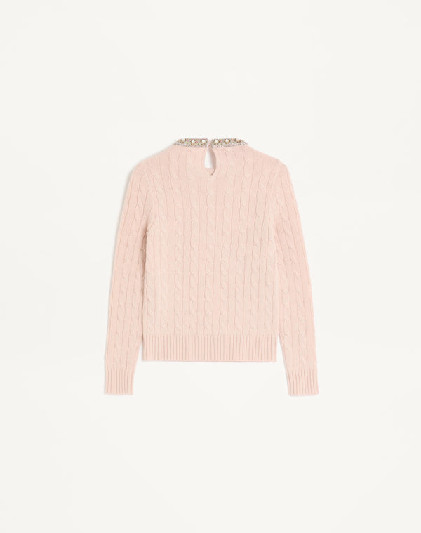 Maglia in Lana ricamata