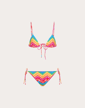 Bikini In Lycra Valentino Chevron 24 