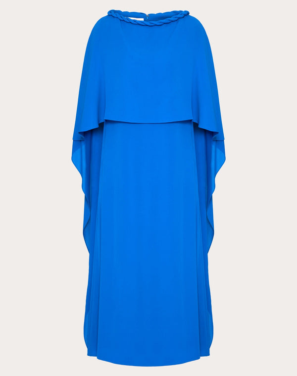 Abito Midi In Georgette Double 