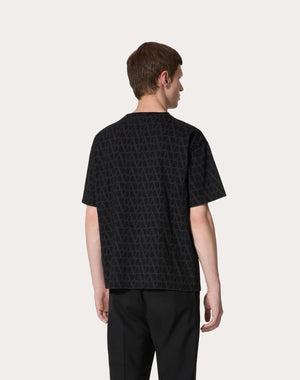 T-Shirt In Cotone Con Stampa Toile Iconographe