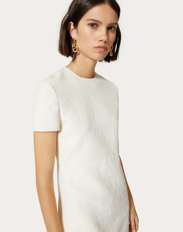 Abito Corto In Crepe Couture Toile Iconographe 