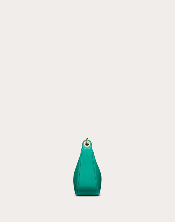 Mini Hobo Vlogo Moon Bag In Nappa Con Catena
