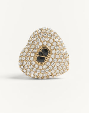 Orecchini Coeur Royal In Metallo, Smalto E Cristalli Swarovski®