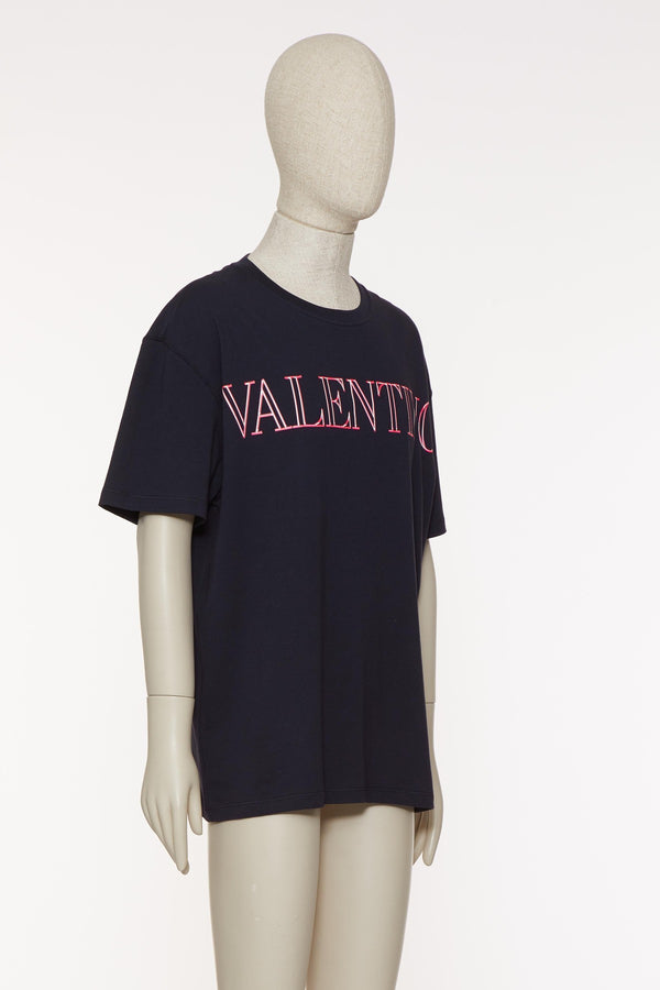 T-Shirt Con Stampa Valentino Neon Universe
