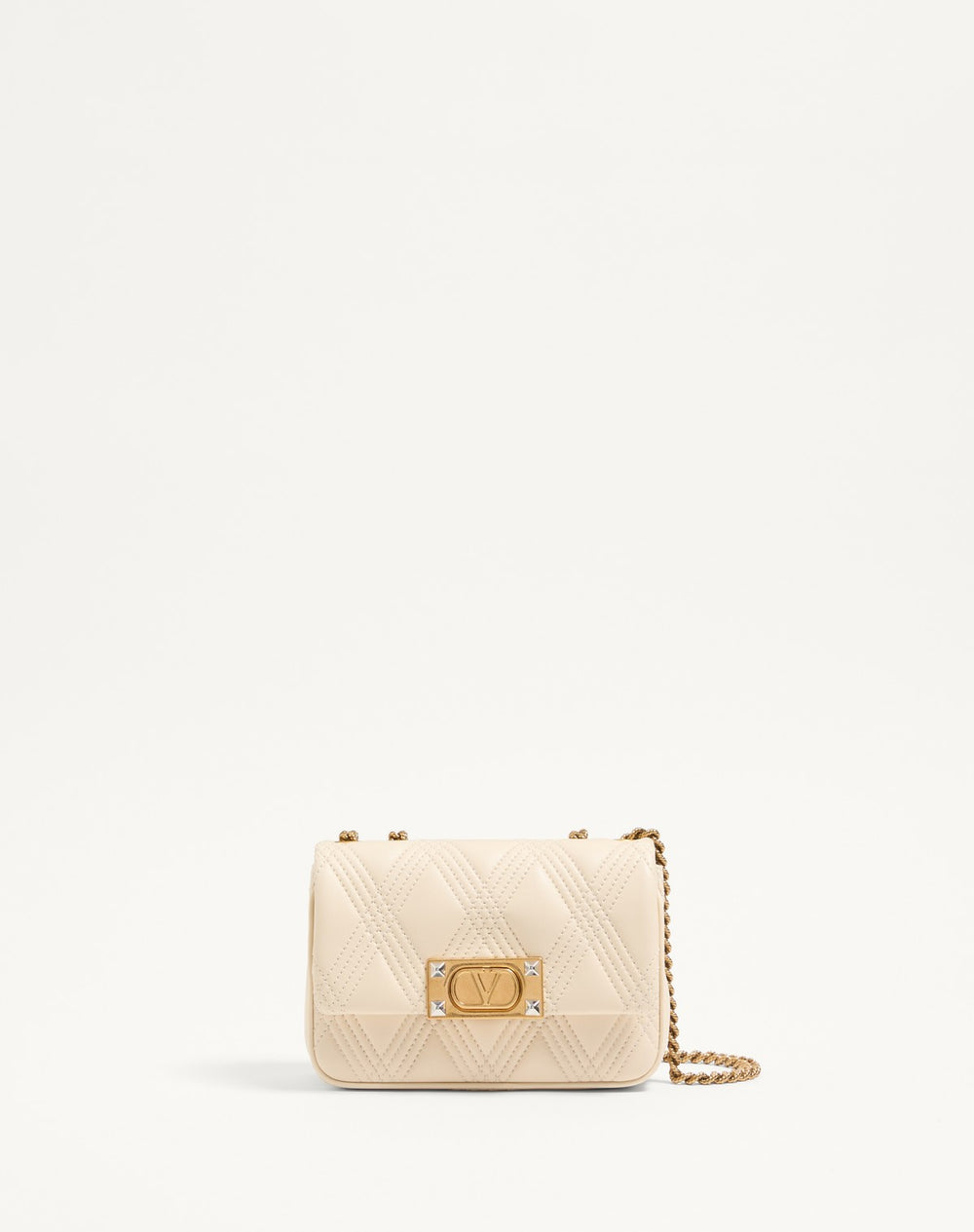 Borsa A Spalla Piccola Valentino Garavani Quiltie 67 In Nappa Trapuntata