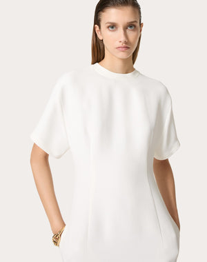 Abito Midi In Structured Couture 