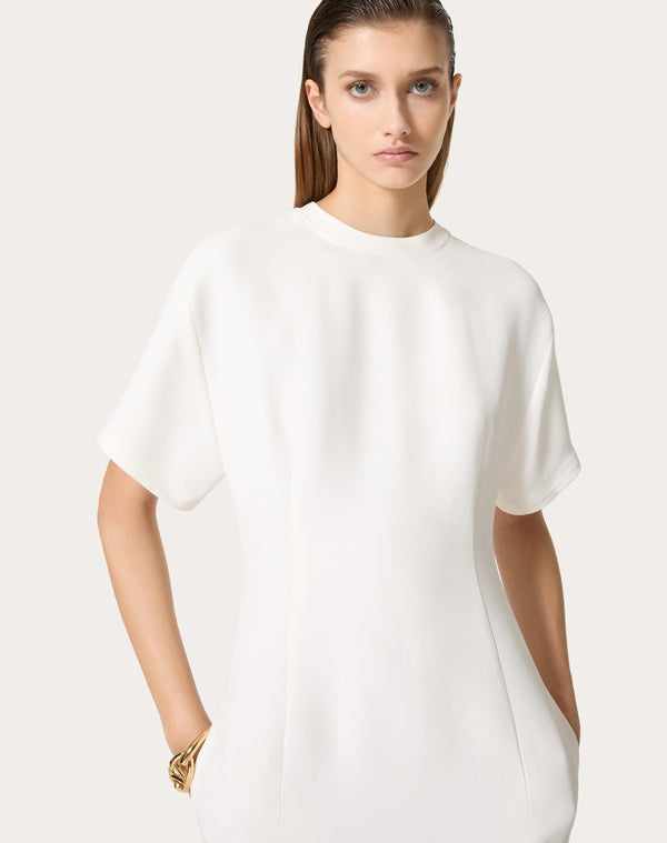 Abito Midi In Structured Couture 