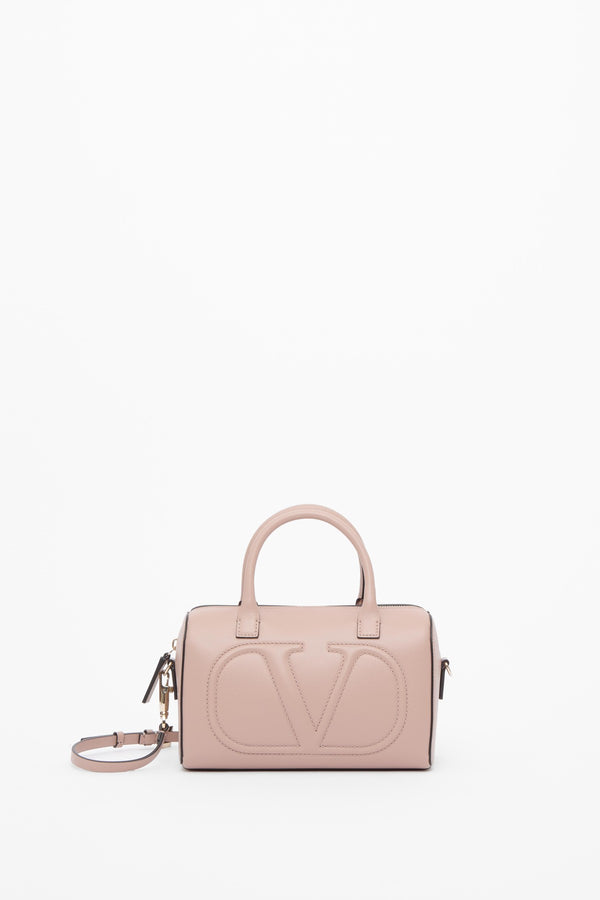BORSA A MANO VLOGO WALK  IN VITELLO 