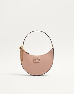 Mini Hobo Vlogo Signature In Vitello Con Logo Gioiello