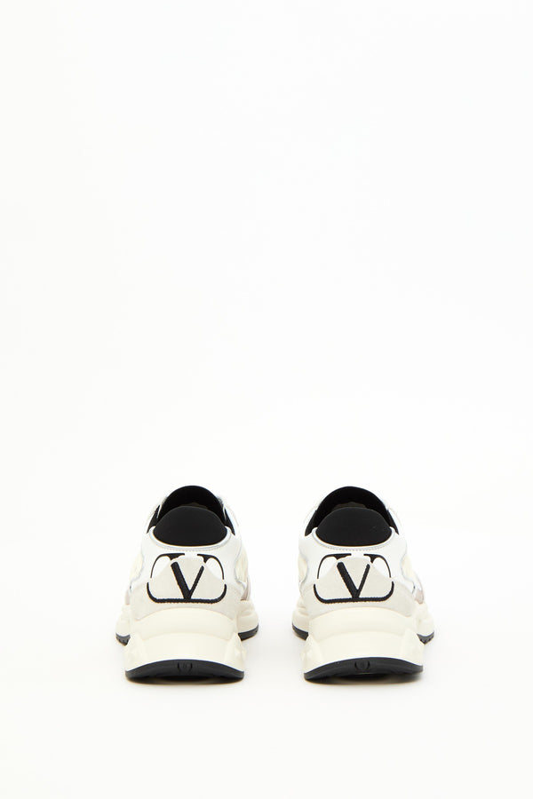 SNEAKER READY GO RUNNER IN TESSUTO E PELLE