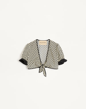 Top In Popeline Stampa Plus De Pois