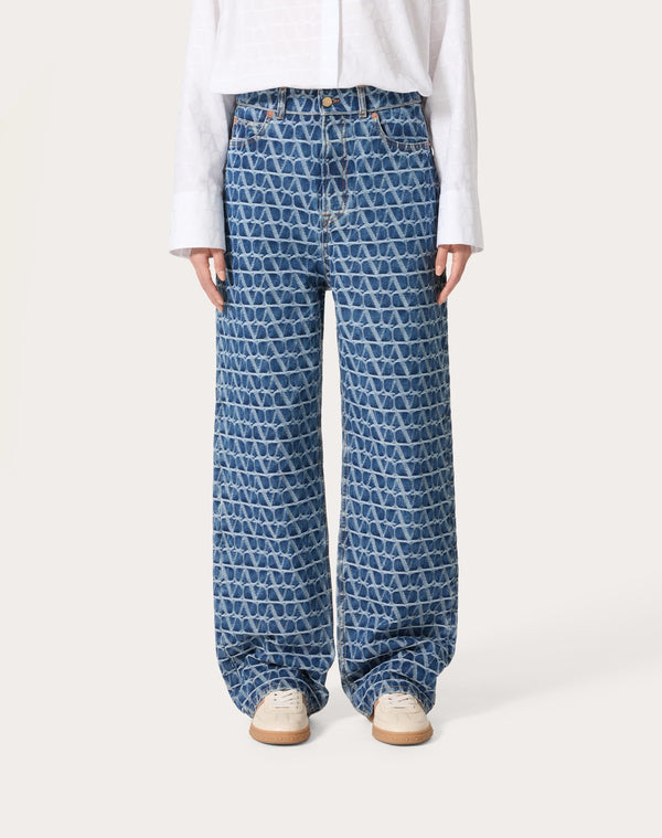 Pantaloni In Denim Toile Iconographe 