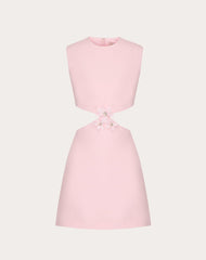 Abito In Crepe Couture Ricamato