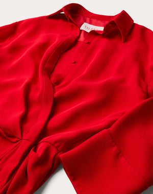 Abito Lungo In Cady Couture 