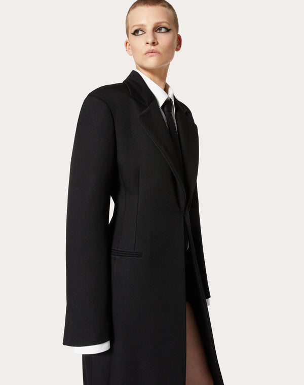 Cappotto In Tecno Wool 