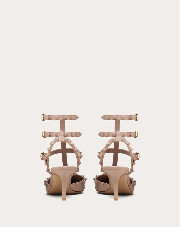 Décolleté Rockstud Con Cinturini E Borchie In Tono 65Mm