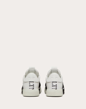 Sneaker Low-Top Vl7N In Vitello, Tessuto Rete E Nastri