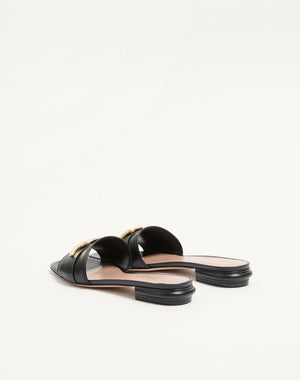 Sandalo Slide Vlogo The Bold Edition In Vitello 20Mm