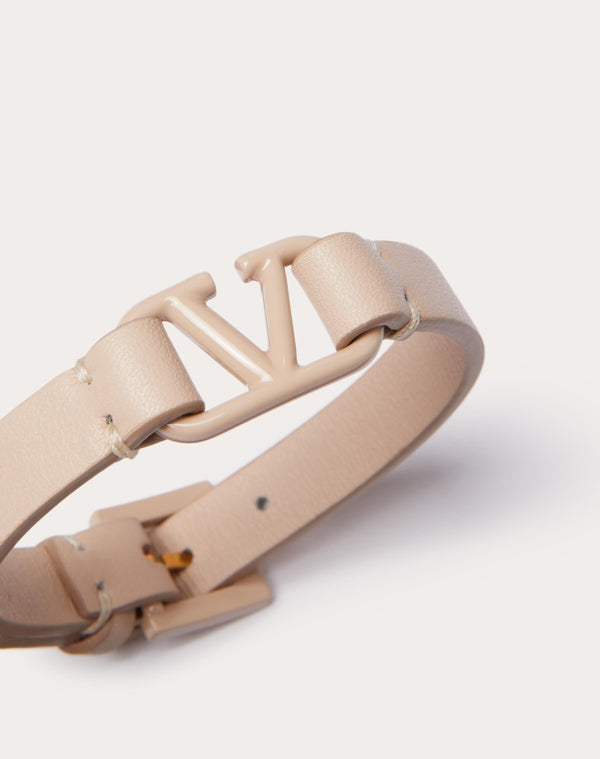 Bracciale Vlogo Signature Valentino Garavani In Pelle E Metallo