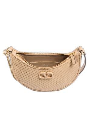 Mini hobo Vsling in nappa plissé