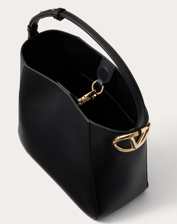 Borsa A Secchiello Vlogo Side In Vitello Nappato