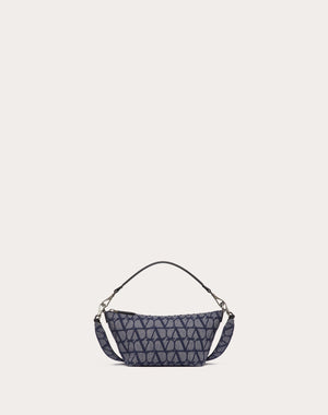 Borsa A Tracolla Toile Iconographe In Tessuto Jacquard Effetto Denim