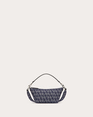 Borsa A Tracolla Toile Iconographe In Tessuto Jacquard Effetto Denim