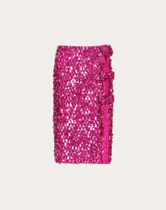 Gonna In Organza Ricamata