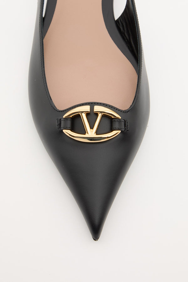 BALLERINA SLINGBACK VLOGO THE BOLD EDITION IN VITELLO 20MM