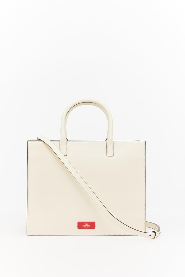 BORSA SHOPPING VLOGO WALK IN VITELLO