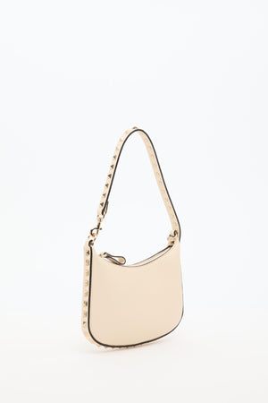 MINI HOBO ROCKSTUD IN VITELLO GRANATO