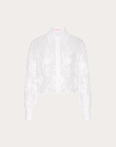 Camicia In Camellia Organdis