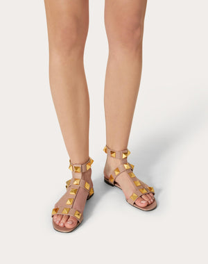 Sandalo Basso Roman Stud In Vitello