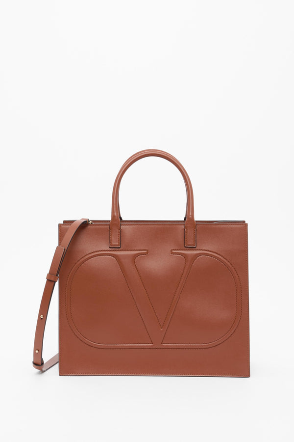 BORSA SHOPPING VLOGO WALK IN VITELLO