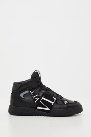 Sneaker Mid-Top Vl7N In Vitello E Nastri