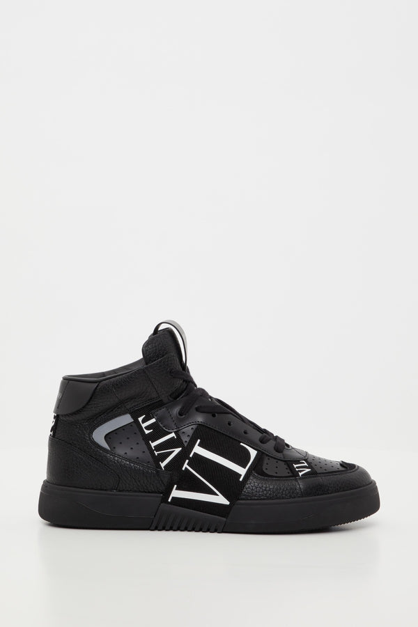 Sneaker Mid-Top Vl7N In Vitello E Nastri