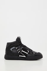 Sneaker Mid-Top Vl7N In Vitello E Nastri