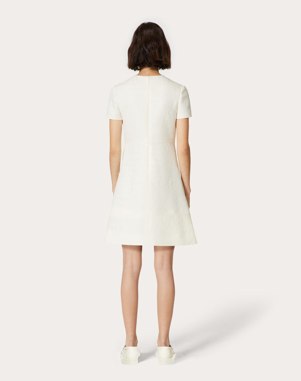 Abito Corto In Crepe Couture Toile Iconographe 