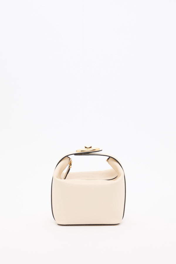 MINI BORSA A MANO VLOGO THE BOLD EDITION IN NAPPA