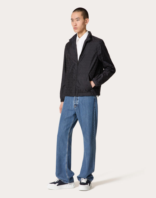 Giacca A Vento In Nylon Con Motivo Toile Iconographe