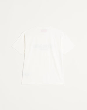 T-Shirt In Cotone Con Stampa Chez Valentino