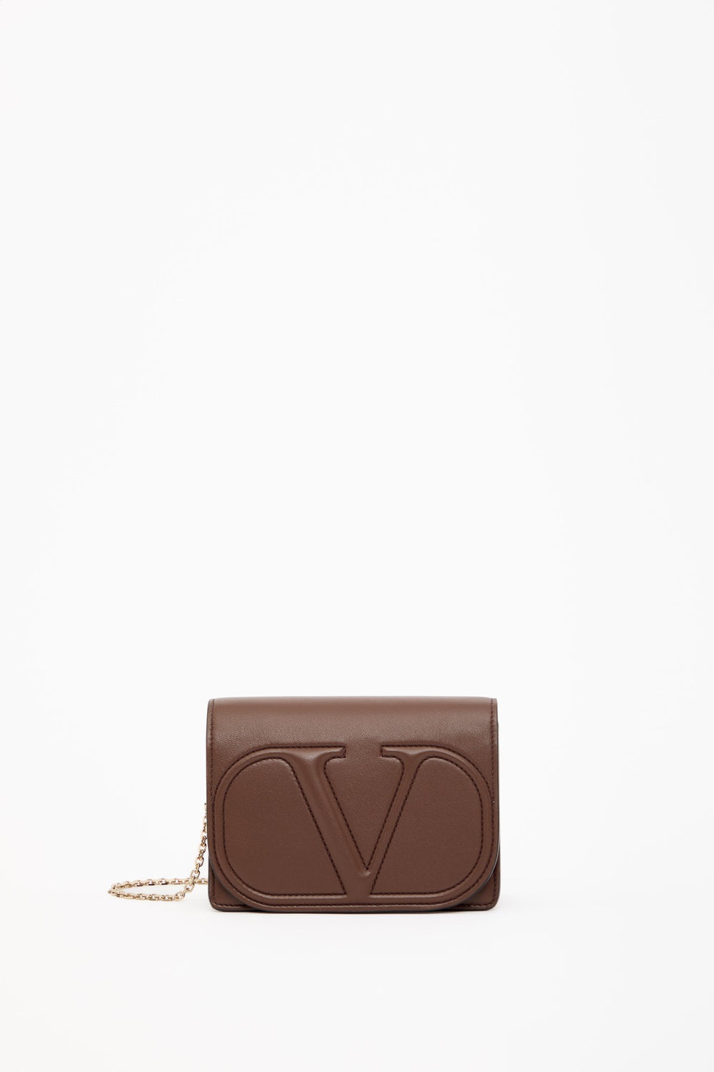 POUCH CON CATENA VLOGO WALK IN NAPPA